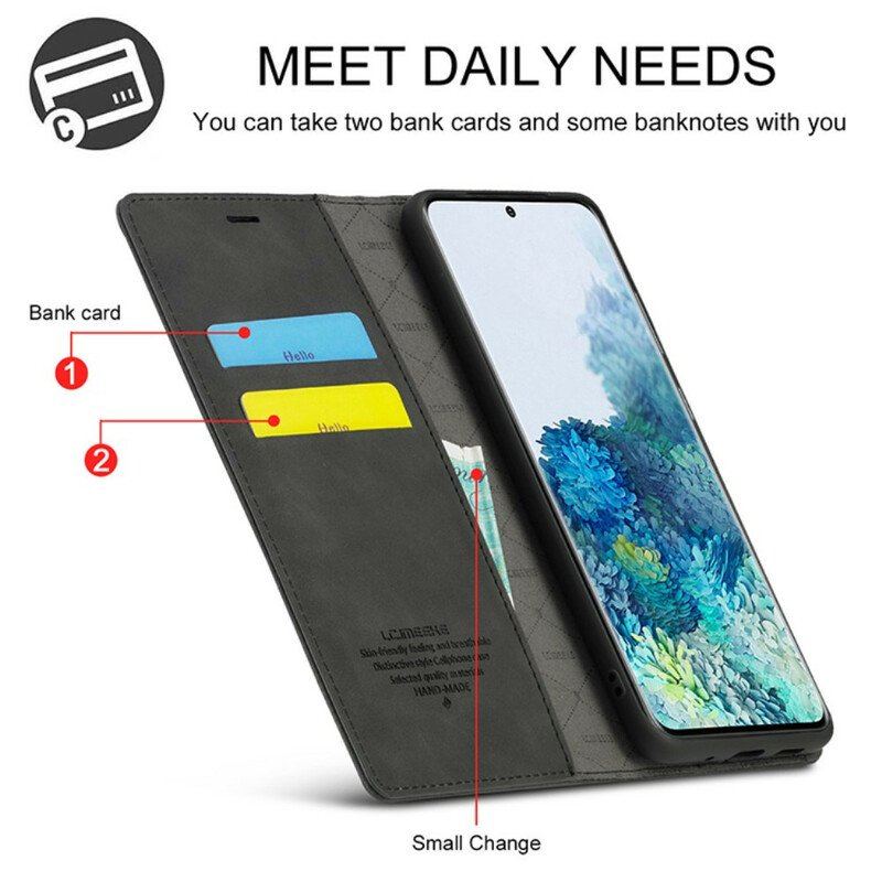 Etui Na Telefon do Samsung Galaxy S20 Plus / S20 Plus 5G Etui Folio Lc.imeeke Efekt Skóry