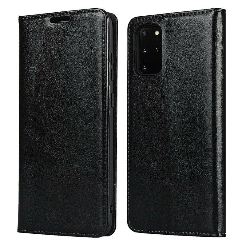 Etui Na Telefon do Samsung Galaxy S20 Plus / S20 Plus 5G Etui Folio Prawdziwa Skóra