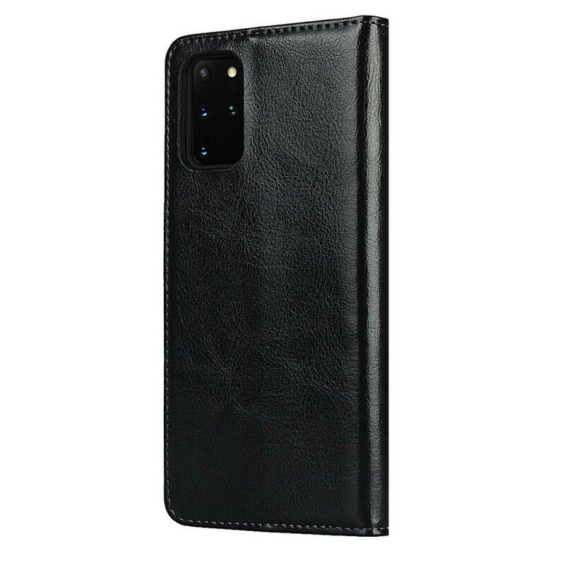 Etui Na Telefon do Samsung Galaxy S20 Plus / S20 Plus 5G Etui Folio Prawdziwa Skóra