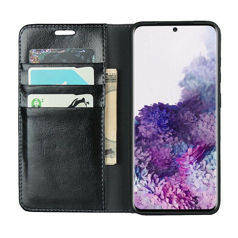 Etui Na Telefon do Samsung Galaxy S20 Plus / S20 Plus 5G Etui Folio Prawdziwa Skóra