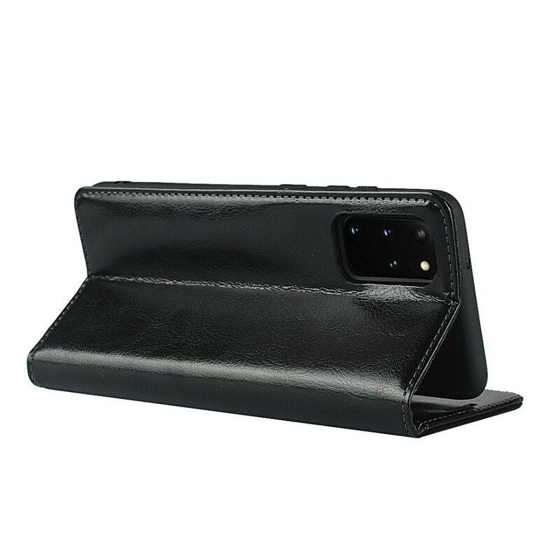 Etui Na Telefon do Samsung Galaxy S20 Plus / S20 Plus 5G Etui Folio Prawdziwa Skóra