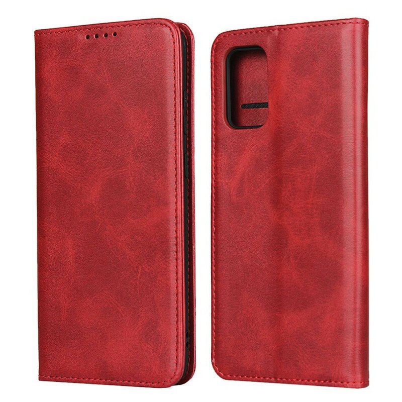 Etui Na Telefon do Samsung Galaxy S20 Plus / S20 Plus 5G Etui Folio Prawdziwa Skóra