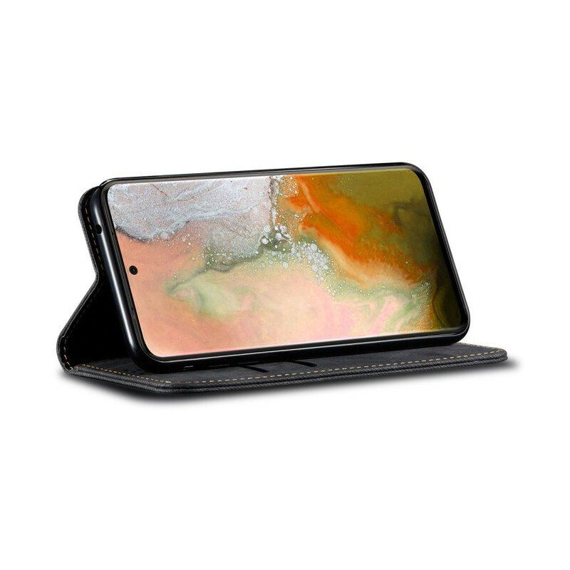 Etui Na Telefon do Samsung Galaxy S20 Plus / S20 Plus 5G Etui Folio Tkanina Dżinsowa