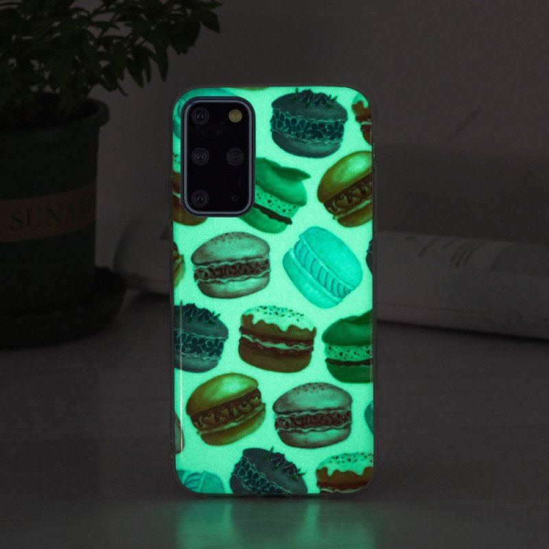 Futerały do Samsung Galaxy S20 Plus / S20 Plus 5G Fluorescencyjne Makaroniki