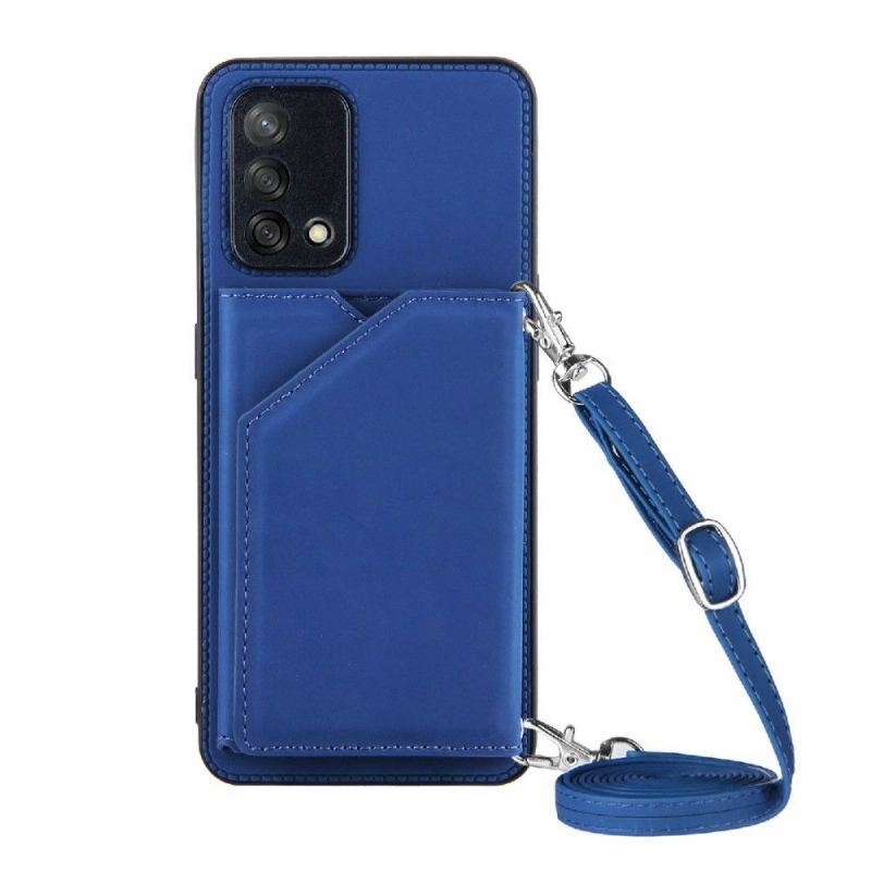 Etui do Oppo A74 4G Biznes Aude Smycz Wieloprzedziałowa