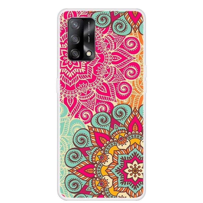 Etui do Oppo A74 4G Biznes Retro Mandala