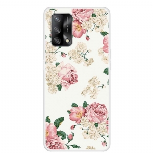 Etui do Oppo A74 4G Kwiaty