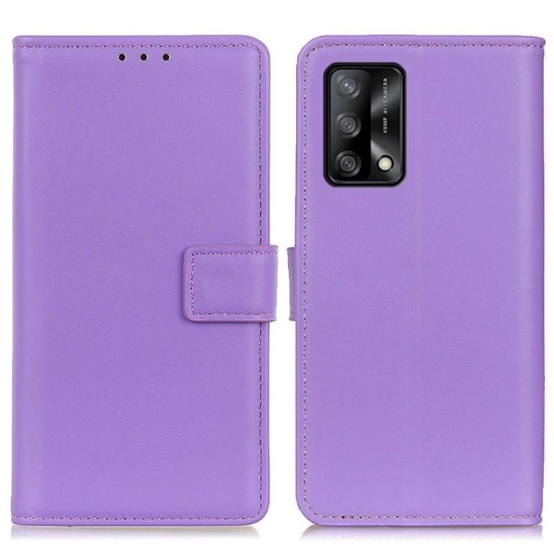 Etui Folio do Oppo A74 4G Classic Basic Sztuczna Skóra