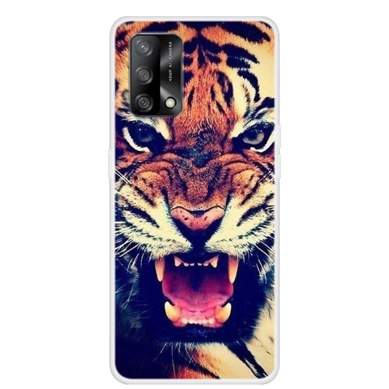 Futerały do Oppo A74 4G Fierce Tiger