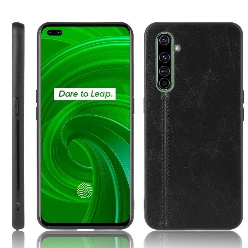 Etui do Realme X50 Pro Stylowe Skórzane Szwy