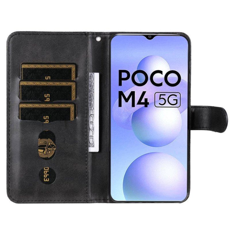 Etui Na Telefon Pokrowce do Poco M4 5G Portfel