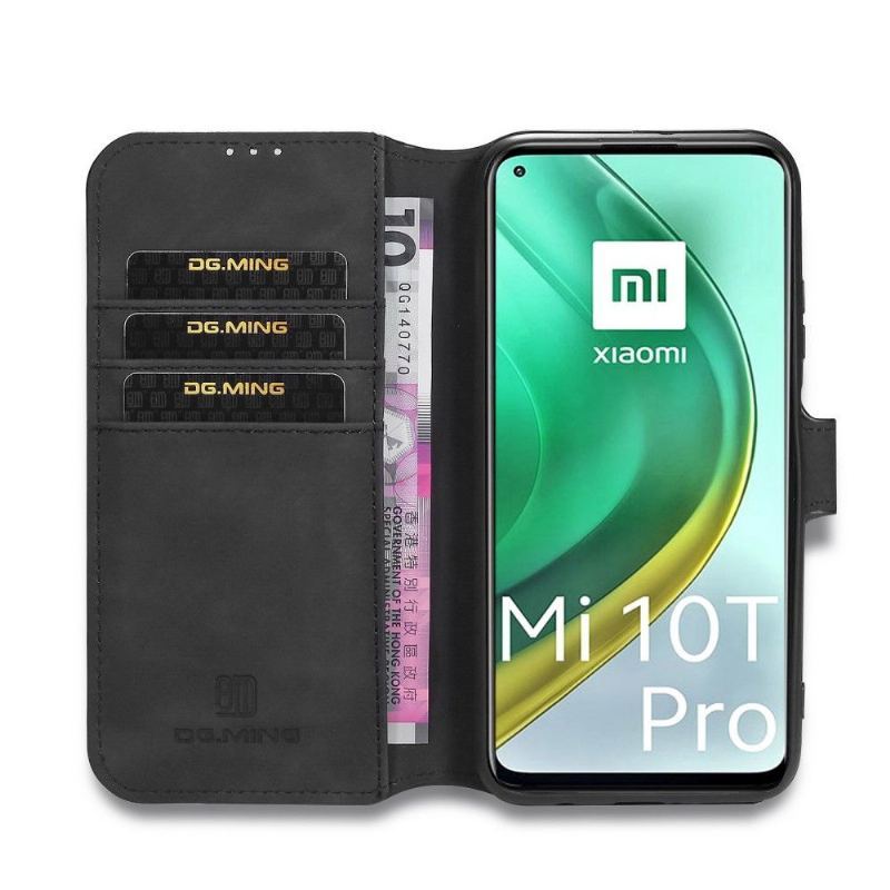 Etui Folio do Xiaomi Mi 10T / 10T Pro Obrzeża Dg Ming Styl Retro