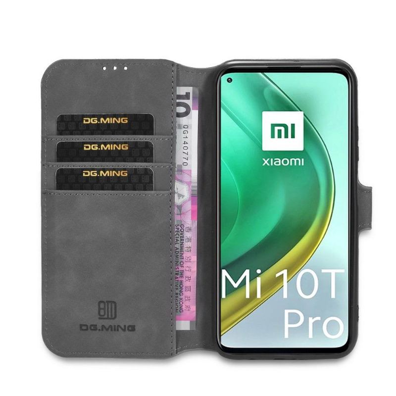 Etui Folio do Xiaomi Mi 10T / 10T Pro Obrzeża Dg Ming Styl Retro