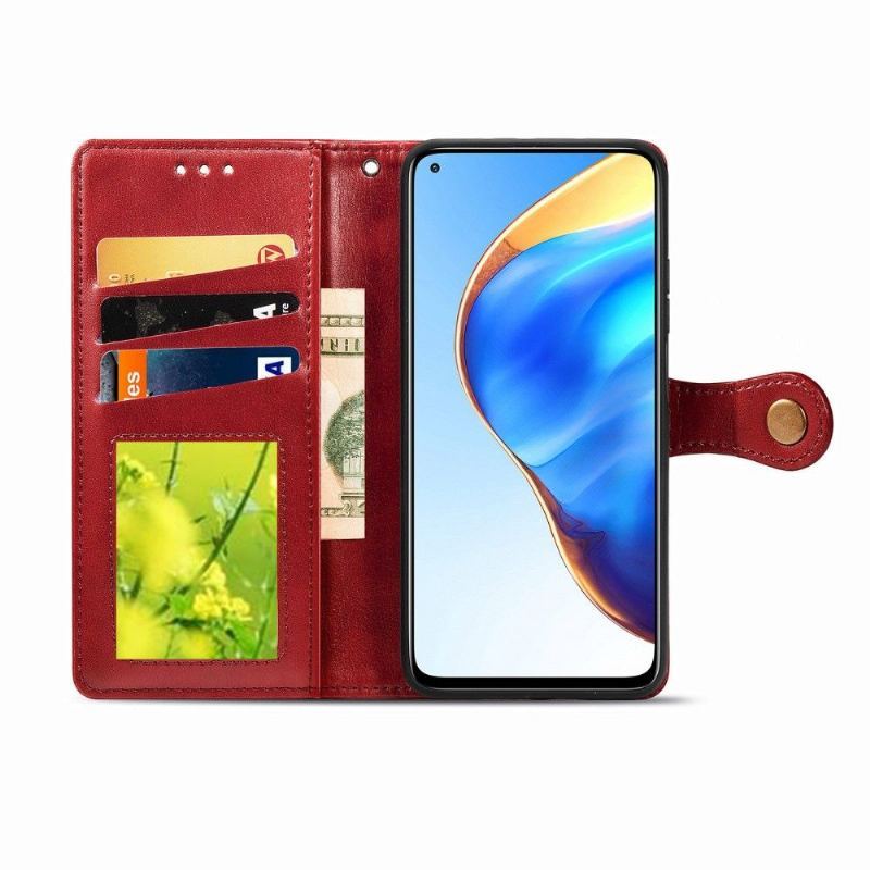 Etui Folio do Xiaomi Mi 10T / 10T Pro Obrzeża Indila Etui Na Karty Ze Sztucznej Skóry