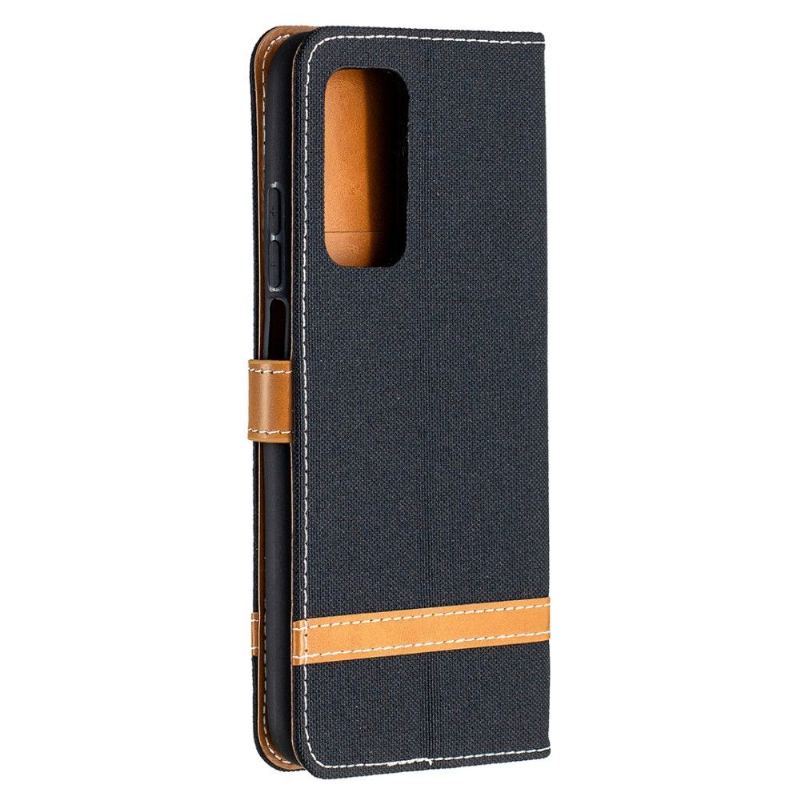 Etui Folio do Xiaomi Mi 10T / 10T Pro Pokrowiec Z Tkaniny