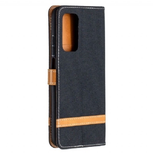 Etui Folio do Xiaomi Mi 10T / 10T Pro Pokrowiec Z Tkaniny