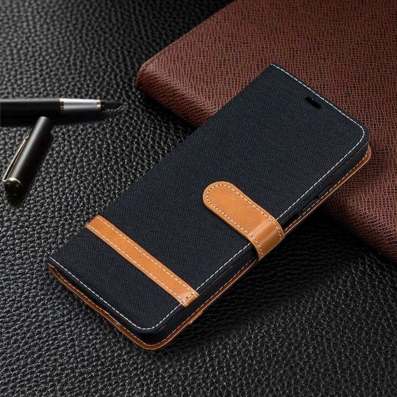 Etui Folio do Xiaomi Mi 10T / 10T Pro Pokrowiec Z Tkaniny