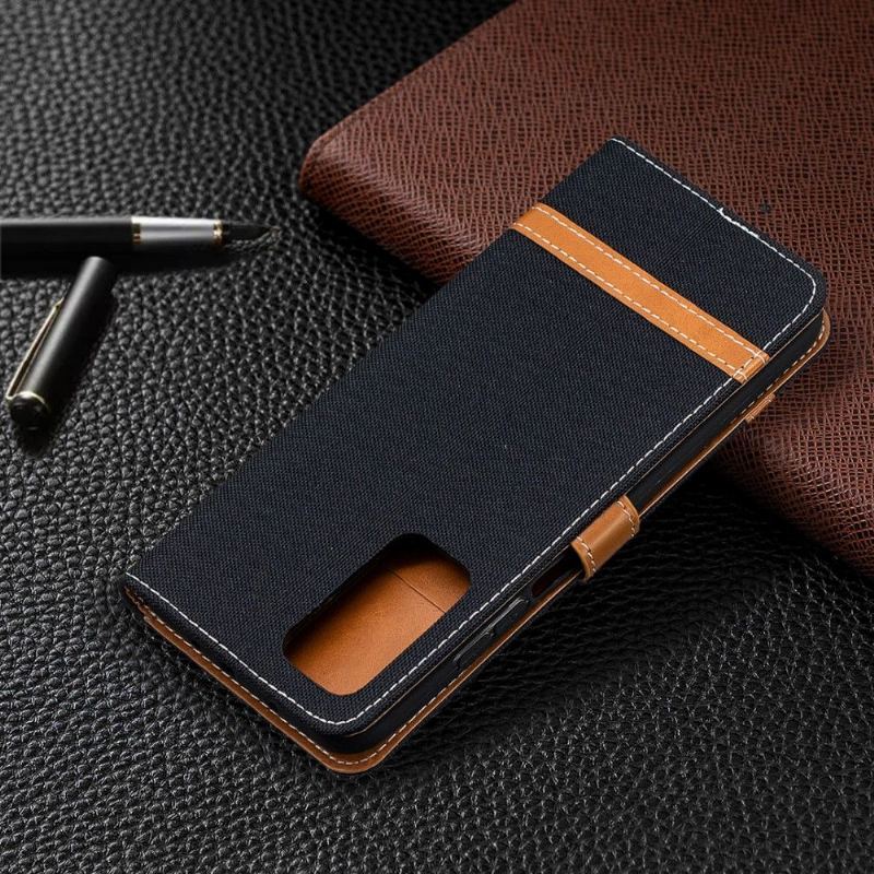 Etui Folio do Xiaomi Mi 10T / 10T Pro Pokrowiec Z Tkaniny