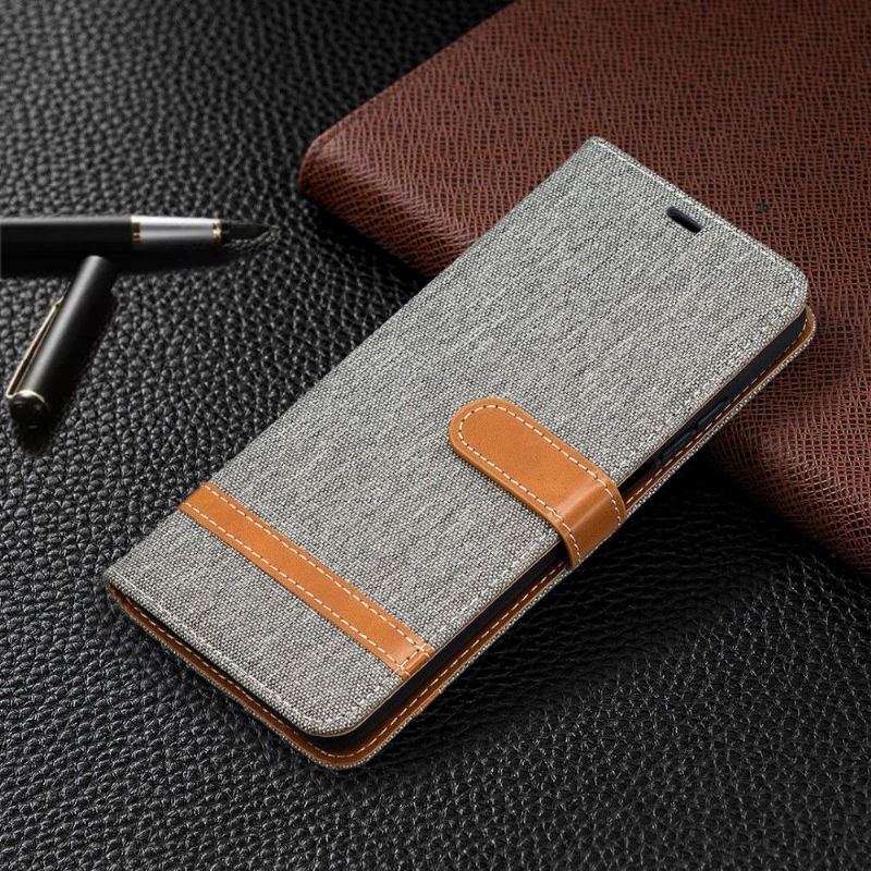 Etui Folio do Xiaomi Mi 10T / 10T Pro Pokrowiec Z Tkaniny