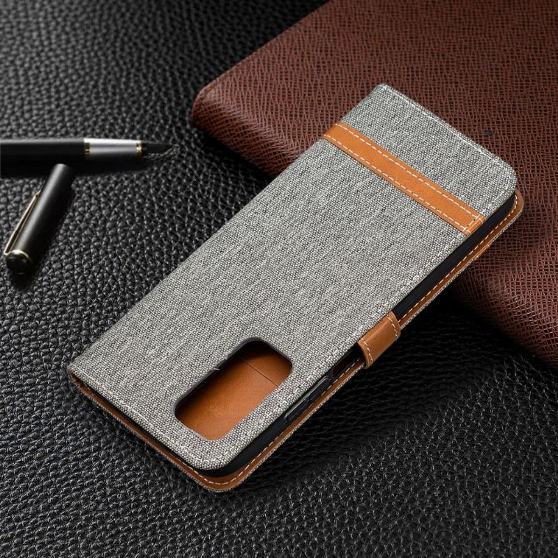 Etui Folio do Xiaomi Mi 10T / 10T Pro Pokrowiec Z Tkaniny