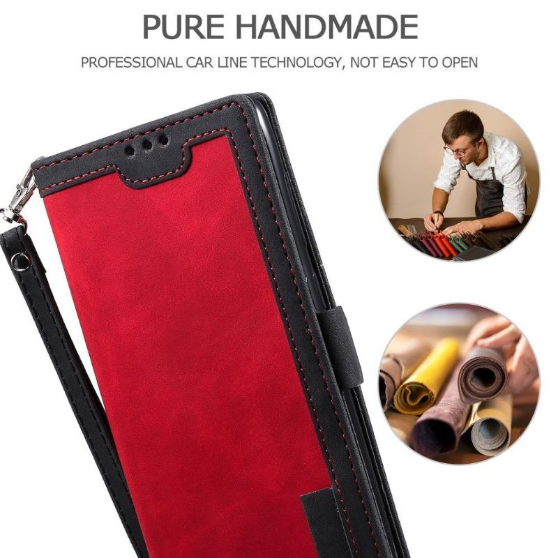 Etui Na Telefon Pokrowce do Xiaomi Mi 10T / 10T Pro Biznes Vintage Posiadacz Karty