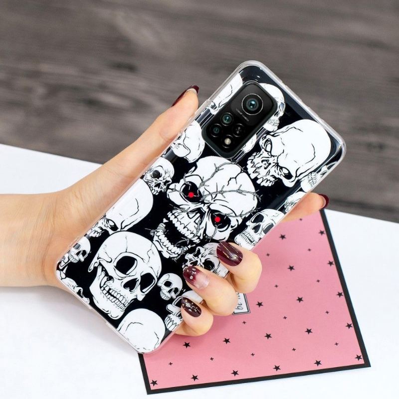 Futerały do Xiaomi Mi 10T / 10T Pro Luminous Skull