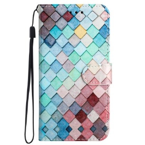 Etui Folio Do iPhone 16 Plus Kratki Paskowe