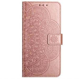 Etui Folio iPhone 16 Plus Wzór Paska Mandali