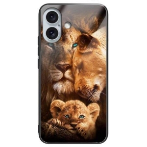 Futerały iPhone 16 Plus Etui Na Telefon Szkło Hartowane Lions