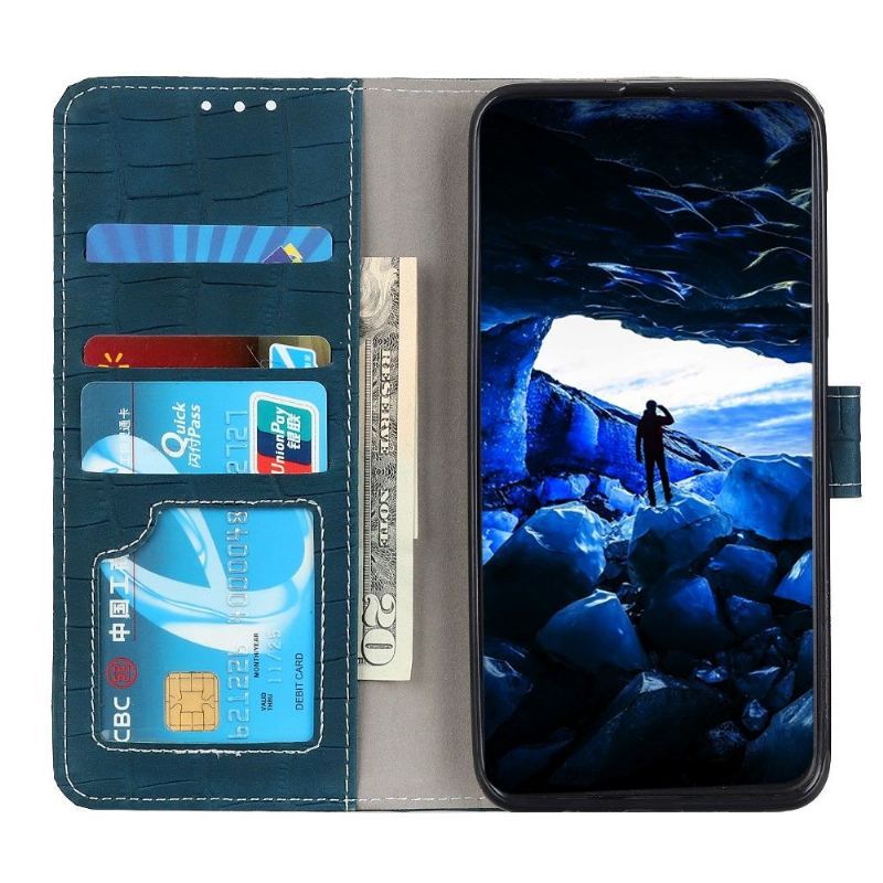 Etui Folio do Samsung Galaxy M32 Classic Imitacja Skóry Krokodyla