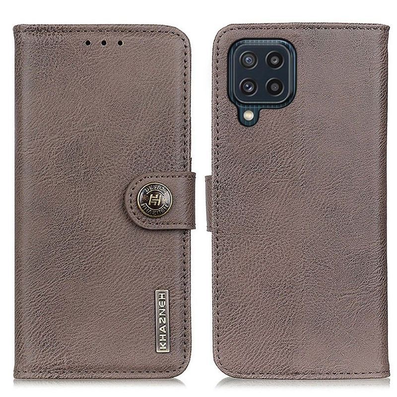 Etui Folio do Samsung Galaxy M32 Khazneh Etui Na Karty Z Efektem Skóry