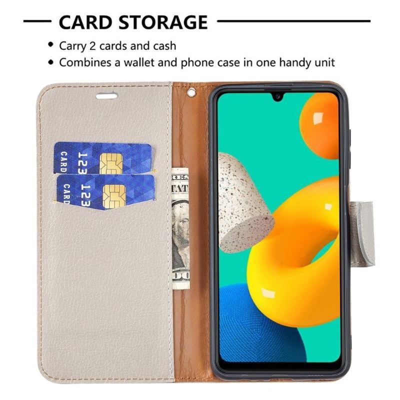 Etui Folio do Samsung Galaxy M32 Marta Ziarnista Sztuczna Skóra