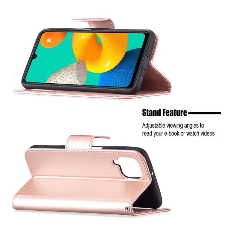 Etui Folio do Samsung Galaxy M32 Obsługa Funkcji Motyli