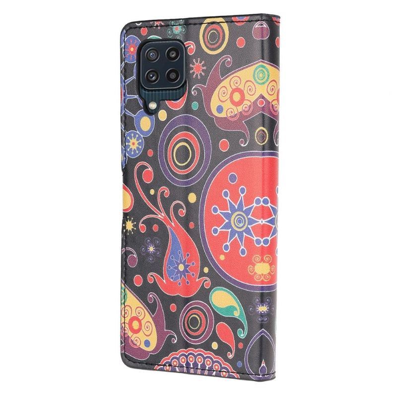 Etui Folio do Samsung Galaxy M32 Paisley Kwiaty