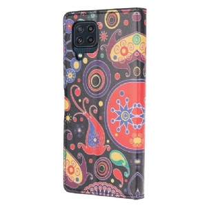 Etui Folio do Samsung Galaxy M32 Paisley Kwiaty