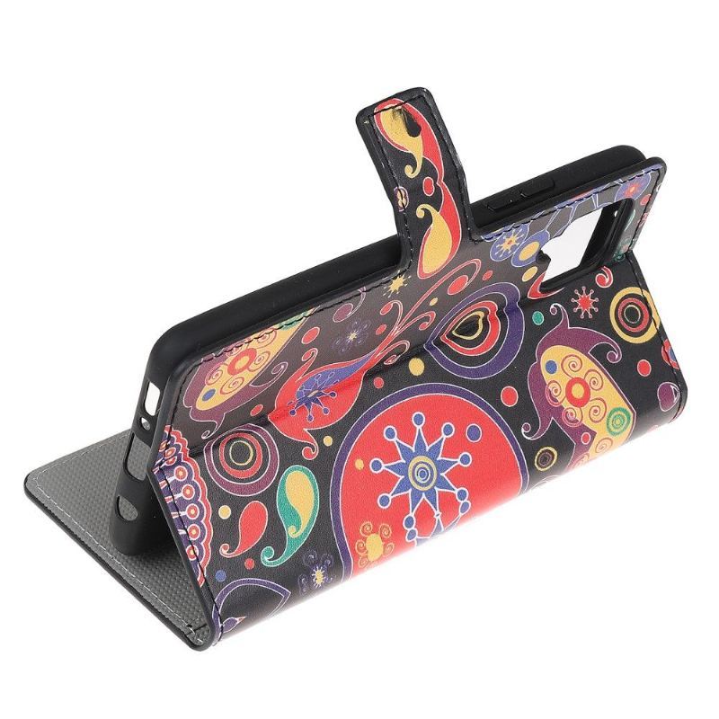 Etui Folio do Samsung Galaxy M32 Paisley Kwiaty