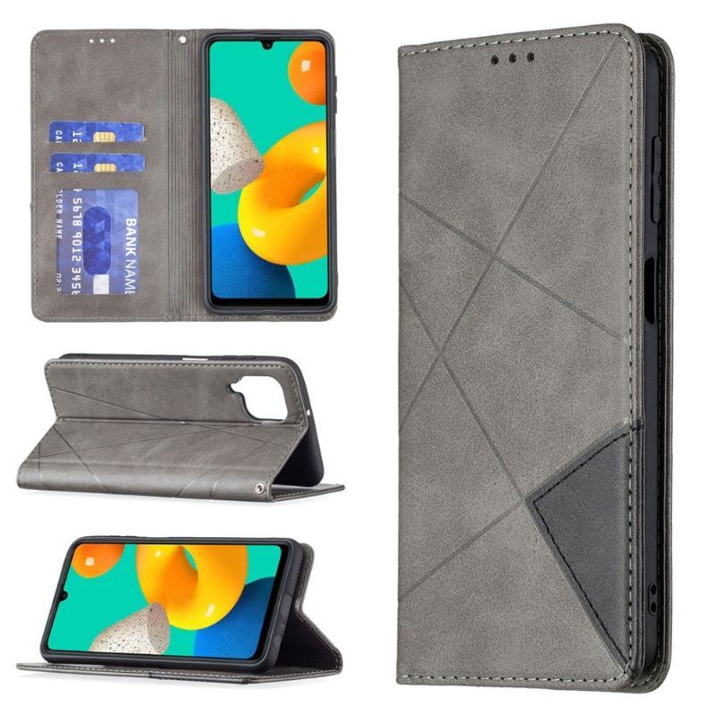 Etui Folio do Samsung Galaxy M32 Skórzane Etui Na Karty W Stylu Célinia