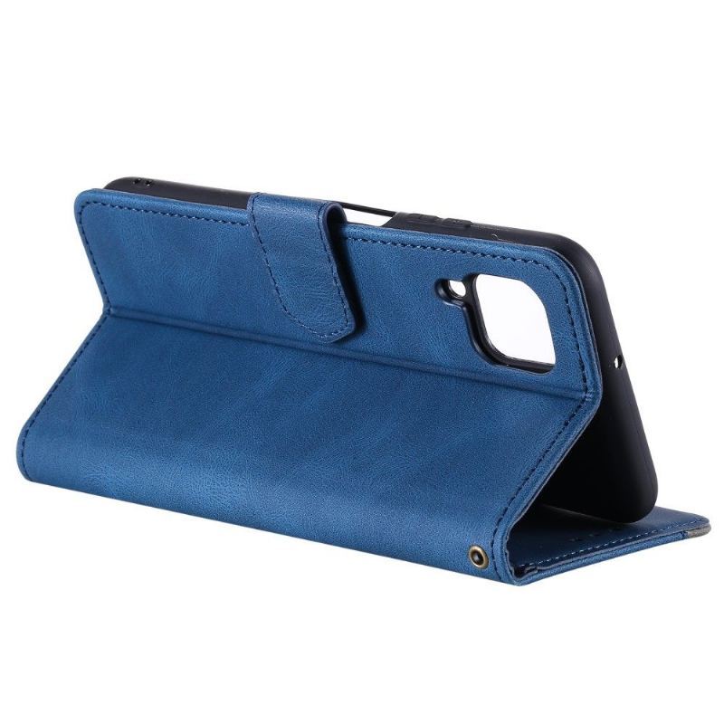 Obudowa Etui Na Telefon do Samsung Galaxy M32 z Łańcuch Etui Folio Bicolor Folio