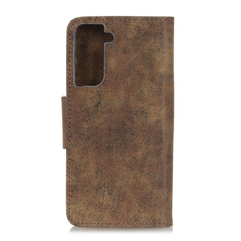 Case do Samsung Galaxy S21 Plus 5G Biznes Edouard Faux Leather Vintage