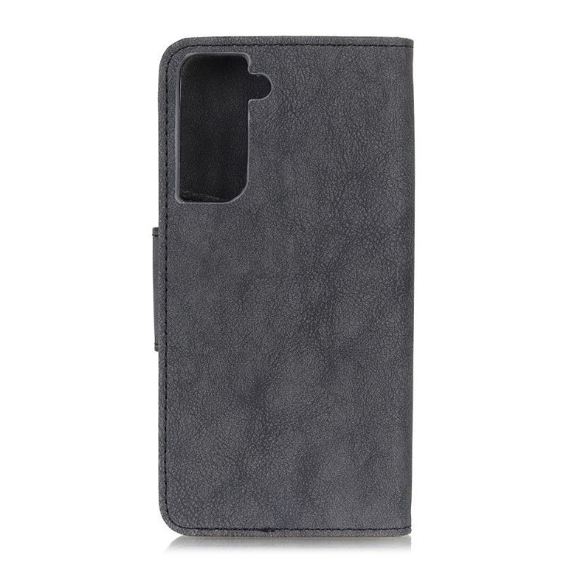 Case do Samsung Galaxy S21 Plus 5G Biznes Edouard Faux Leather Vintage