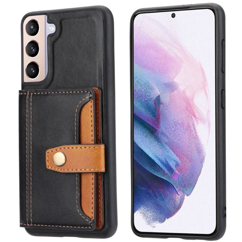 Etui do Samsung Galaxy S21 Plus 5G Classic Skórzany Uchwyt Na Karty