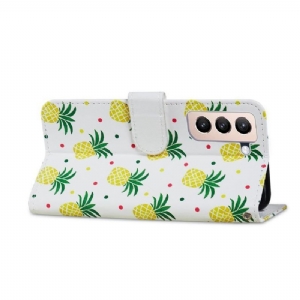 Etui Folio do Samsung Galaxy S21 Plus 5G Classic Ananas