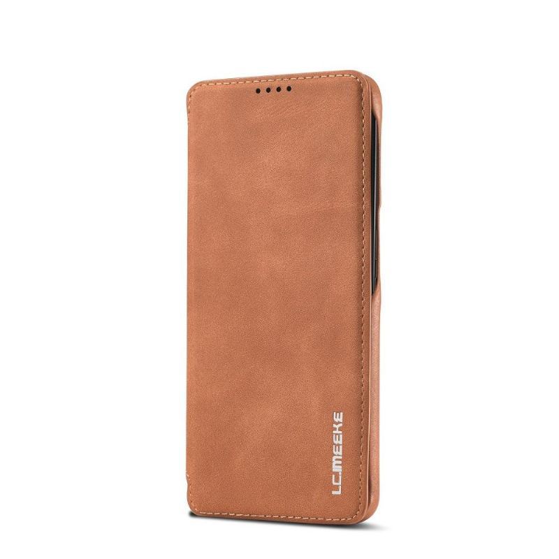 Etui Folio do Samsung Galaxy S21 Plus 5G Classic Solidny Garnitur Ze Sztucznej Skóry