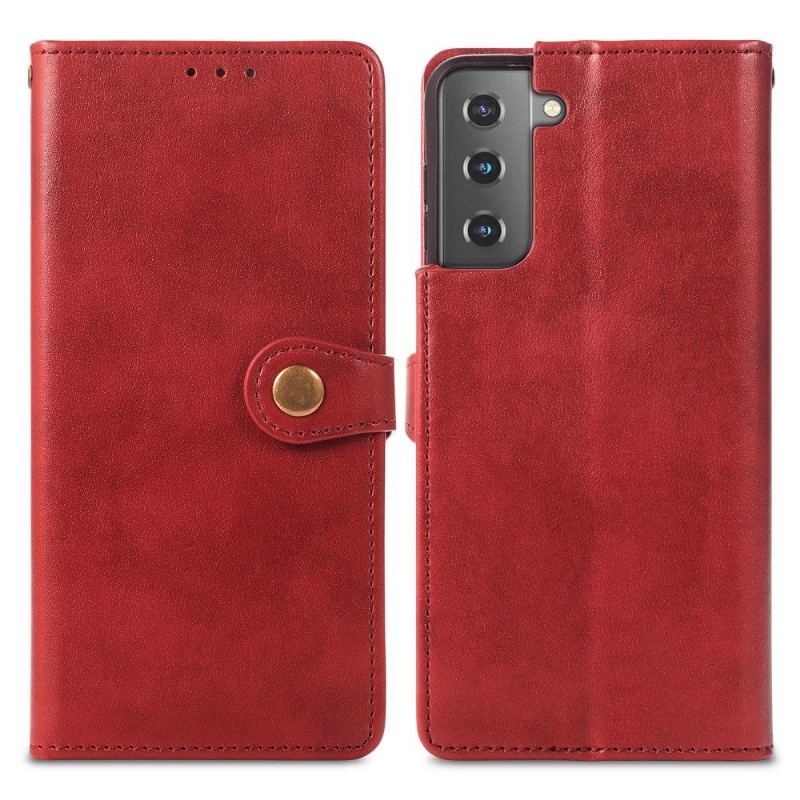 Etui Folio do Samsung Galaxy S21 Plus 5G Obrzeża Indila Etui Na Karty Ze Sztucznej Skóry