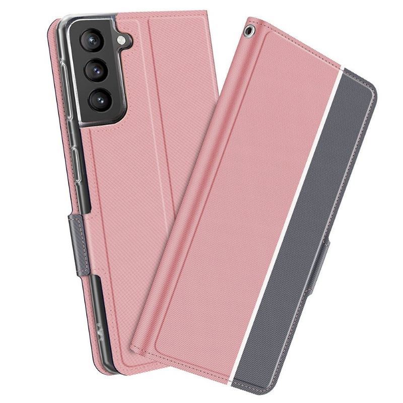 Etui Folio do Samsung Galaxy S21 Plus 5G Obrzeża Victoria Style Skóra