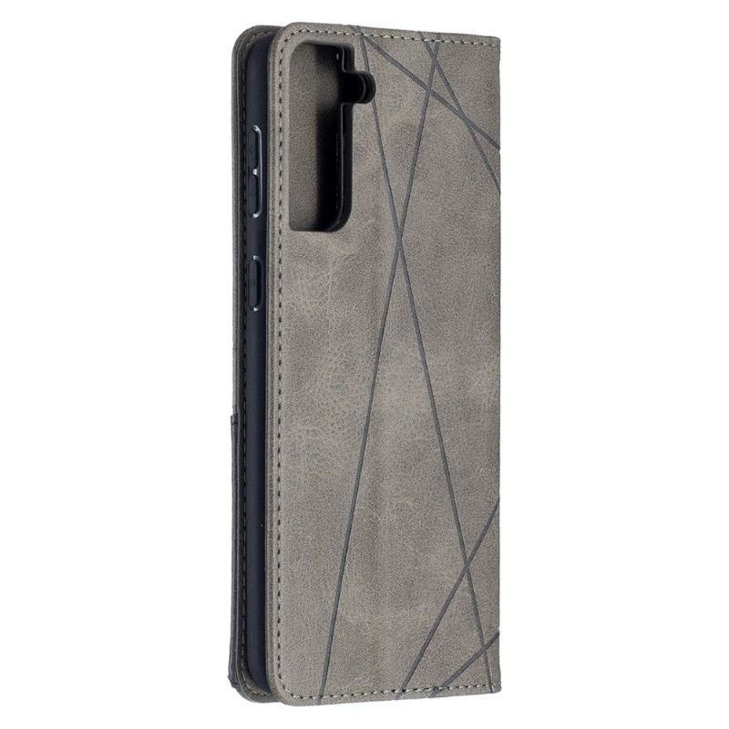 Etui Folio do Samsung Galaxy S21 Plus 5G Skórzane Etui Na Karty W Stylu Célinia