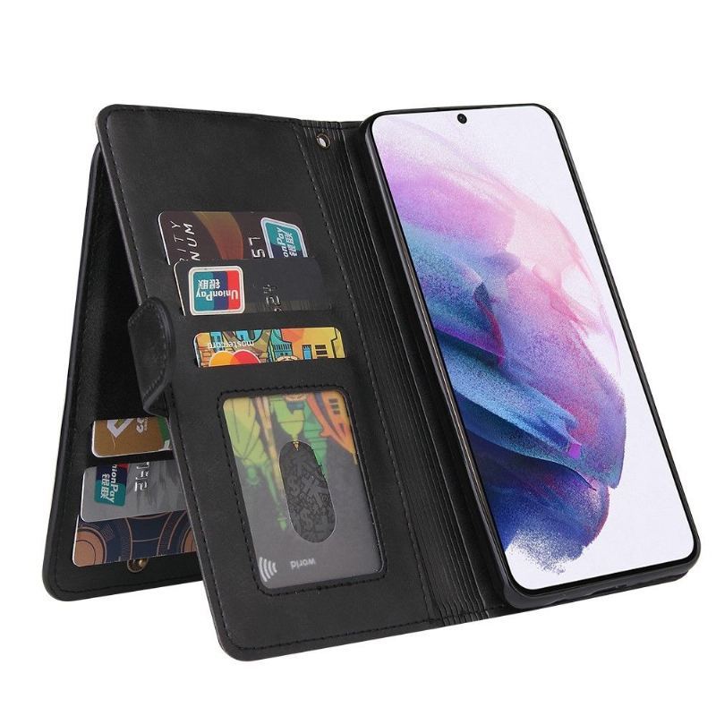 Etui Folio do Samsung Galaxy S21 Plus 5G Wieloprzedziałowy Uchwyt