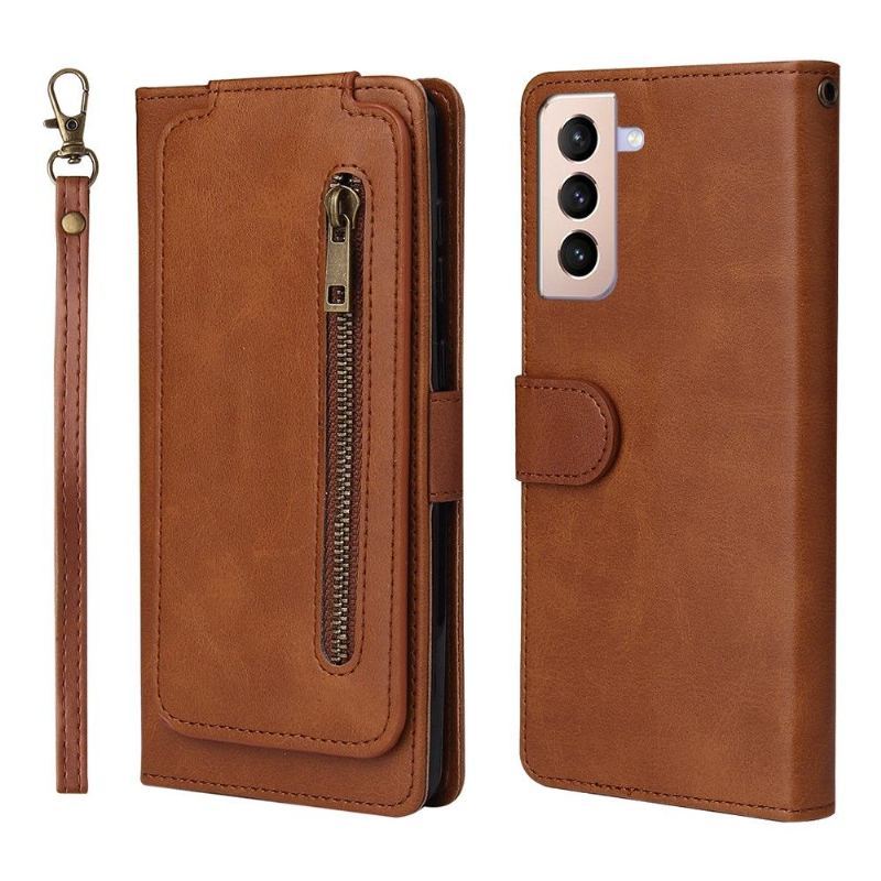 Etui Folio do Samsung Galaxy S21 Plus 5G Wieloprzedziałowy Uchwyt