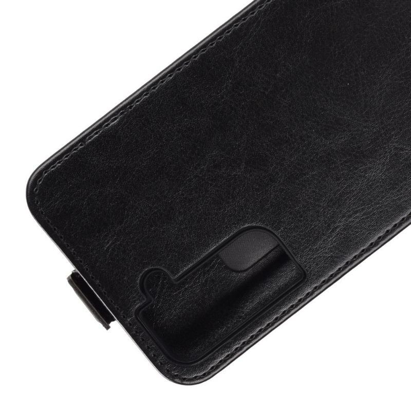 Skórzany Futerał do Samsung Galaxy S21 Plus 5G Anti-fall Etui Folio Ze Sztucznej Skóry W Pionie