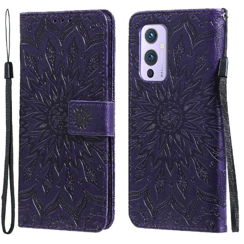 Etui Folio do OnePlus 9 Junna Efekt Skóry